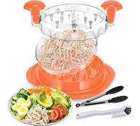 SoLuna. Trituratore per pollo, 30 cm, taglia XL, 3 strati, strumento twister per carne di pollo, con spazzola per la pulizia, pinza per alimenti, base antiscivolo, maiale, manzo, verdure, lavabile in