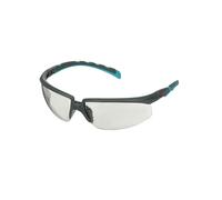 Solus 3M serie 2000, S2007SGAF-BGR, stanghette grigio/blu-verde, trattamento anti-appannamento Scotchgard, lenti grigie I/O AF-AS