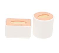 SOLUSTRE 1 Set Decorazione Per Scatola Di Fazzoletti Di Carta Per Casa Delle Bambole Di Porta Fazzoletti In Miniatura Di Scatole Di Fazzoletti In Miniatura 2 pezzi