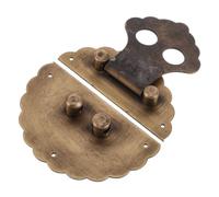 SOLUSTRE 1 Set di Fibbie in Ottone per Porte di Armadi Fibbie in Metallo per Cassetti Fermagli A in Metallo Chiusura Centrale Ferramenta per Borse per La Realizzazione di Borse