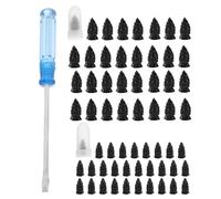 SOLUSTRE 1 set di kit di riparazione pneumatici: viti in gomma, chiodi a fungo per una rapida riparazione delle forature dei pneumatici con il vuoto - cacciavite blu incluso per auto, e quad