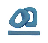 SOLUSTRE 1 Set Replacement Headphone Earpads Ear Pads Headband Cushion Pad Compatible for Logitech?G930 G430 (Blue)