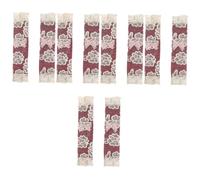 SOLUSTRE 10 Pezzi Copertura Della Maniglia Della Porta Coprimaniglia Per Lavastoviglie Rosso Manicotto Della Maniglia Del Frigorifero Congelatore Poliestere Delicato Copertura Della Porta