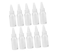 SOLUSTRE 10 Pezzi Flacone Miscelatore per Aerografo 30ml, Bottiglia Pp | Acciaio, Arti e Modellismo, Tappo a Tenuta, Monitoraggio Colore e Miscelazione Uniforme