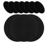 SOLUSTRE 10 Pezzi Lastre in Ferro Adesive Nere per Portatelefono da Auto, Supporto Magnetico per Tablet e Telefono Retro in Pc, Facile da Attaccare