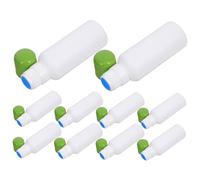 SOLUSTRE 10pezzi Flaconi Dispenser per Liquidi di Plastica Punta in Spugna Contenitori per Medicinali Ricaricabili Adatti per Oli Essenziali Lozioni e Tinture per Capelli