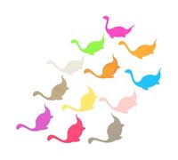 SOLUSTRE 12pezzi Segnalibri Per Bicchieri Da Vino in Silicone Decorazioni Forma Di Tazza Di Cartone Animato Adesivi Per Bicchieri Da Vino Per Casa Bar Ristorante Festa