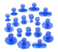 SOLUSTRE 18pezzi Kit Tirabolli Auto con Ventose Resistenti per Riparazione Ammaccature e Grandine Strumenti Facili da Usare per Rimuovere Ammaccature e Danni da Grandine Accessori