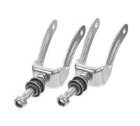 SOLUSTRE 1paio Supporto Ruote Anteriori Per Carrozzine Sostituzione Bracket Acciaio Per Ruote Da Facile Installazione e Comfort Migliorato Accessori Per Carrozzine Elettriche e Manuali