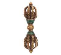 SOLUSTRE 1pezzi Handmade Vajra Pestle for Religious Decoration Unique Nepalese Craft with Intricate Details for Home and Office Decor