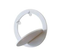 SOLUSTRE 1pezzi Scaffale Portaoggetti in Plastica Multifunzionale Scaffale Da Parete Per Bagno Portaoggetti e Resistente Adatto Per Riporre Oggetti Come Sapone Bagnoschiuma Flaconi