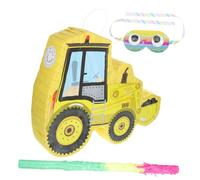 SOLUSTRE 1Set Pinata per Escavatore Compleanno e Feste Tema Include Bastoncino e Benda Decorazione Festiva