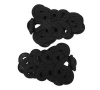 SOLUSTRE 2 paia Bottoni per Abbigliamento Tradizionale Cinesi Nero Chiusura per Cheongsam e Capi Etnici Decorativi e Resistenti per Cucito e Accessori Moda