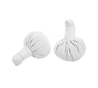 SOLUSTRE 2 Palline per Massaggio Aromaterapico Thai in Cotone Erbe Cinesi per Moxibustione e Aromaterapia, Rilascio Profumo e Rafforzamento Immunitario per Casa e Ufficio