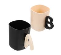 SOLUSTRE 2 Pezzi Bicchieri per Spazzolini da Denti e Risciacquo Set e Viaggio Bicchieri da Bagno Riutilizzabili Resistenti e Design Antischizzo per e Dormitori