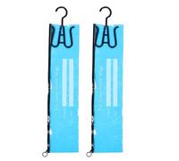SOLUSTRE 2 Pezzi Borsa Porta Extension per Chioma in Pvc con Gancio per Organizzare Accessori per Chioma e Conservare Parrucche in Modo Multifunzionale