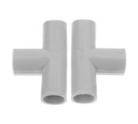 SOLUSTRE 2 Pezzi Connettori Per Box Per Bambini Raccordi Per Tubi Per Recinzione Di Sicurezza Interna Giunto in Plastica Connettori Per Tubi A 3 Vie Per Montaggio Box Per Bambini