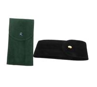 SOLUSTRE 2 pezzi Custodia Orologi da Viaggio in Morbido Protettivo Antigraffio con Bottone Porta Orologi Uomo e Donna Organizer Portatile per Viaggi Custodia Resistente e Pratica