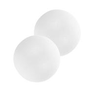 SOLUSTRE 2 Pezzi Modello Tondo in Schiuma Bianca da 8 Pollici | Alta Densità, Riutilizzabile, per Esposizione in Negozio e Pratica Domestica, Decorazioni Nuziali e Display