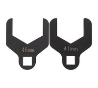 SOLUSTRE 2 Pezzi puleggia tenditore Cinghia per Motori automobilistici Chiave tenditore Cinghia di distribuzione Motore Chiave puleggia di Tensione per Manutenzione Auto 41 mm/46 mm