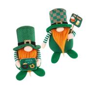 SOLUSTRE 2 Pezzi Pupazzi Folletti Volto per San Patrizio Decorazioni Festive da Fortuna e Protezione Dimensioni Compatte e Leggere Adatti Foto Creative e Festivi