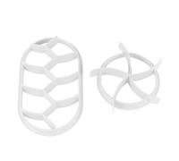 SOLUSTRE 2 pezzi Stampi per Pane in Plastica Bianco Forme Rotonda e Non Stick Accessori Stampo Forno per DIY Pasta e Cake Facili da e Smontare e Negozio