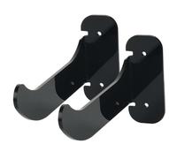 SOLUSTRE 2 Pezzi Supporto da Parete in Acrilico per Tappetino Yoga Portatappetino Multifunzionale per Fitness e Ganci Muro Stabile per Organizzazione Spazi Casa e Palestra