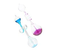 SOLUSTRE 2 Pezzi Timer Liquido Decorativo Spirale Sensibile al Calore per Esperimenti Scientifici e Arredamento Casa Effetto Visivo Rilassante per Scrivania e Moderni