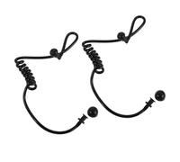 SOLUSTRE 2 Pezzi Tubo Acustico Auricolare Radio Nero in Plastica | Compatibilità Rapida, Comfort Aderente, Isolamento del Rumore, Comunicazione Chiara, Accessori e Parti di Ricambio