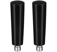 SOLUSTRE 2 Pomelli per Coperchio Della Macchina per Popcorn - Maniglia di Ricambio Commerciale Compatibile con Ot-828, Nera