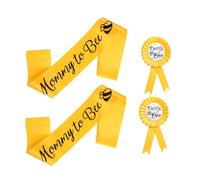 SOLUSTRE 2 set Fasce Decorative per Set Sash con Badge Corsage per Shower e Speciali Decorazioni Giocose per Rendere Tuoi