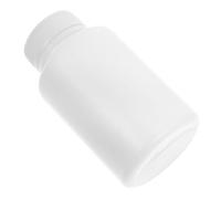 SOLUSTRE 20 Pezzi Barattoli Campione in Plastica Bianca 120 Ml con Tappo a Vite Ermetico, Contenitori Portapillole Infrangibili Rivestiti per Protezione da Luce, Flaconi da Viaggio