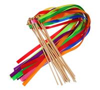 SOLUSTRE 20 Pezzi Wedding Ribbon Sticks With Bells Fairy Streamers For Outdoor Lawn Weddings Bridal Showers Showers And Holiday Parties