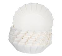 SOLUSTRE 200 Pezzi Pirottini per Muffin Alimentare Resistenti Al Calore Bianco per Cupcake Torte e Feste Matrimonio