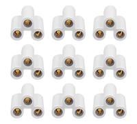 SOLUSTRE 20Pcs T8 T5 LED Connettore Della Lampada per LED Zoccolo Del Supporto Della Lampada Raccordi con Cavi
