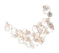 SOLUSTRE 26 pezzi Segnabicchieri Riutilizzabili Lettere Accessori Decorativi per Vino per Feste Ristoranti e Riunioni Familiari