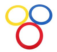 SOLUSTRE 3 Pezzi Anelli da Giocoleria per Circo in Pp, Set per Principianti | Spettacoli di Giocoleria e Acrobazia, Leggeri, per Lanci e Prese, Aiuta Coordinazione Occhio-mano