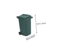 SOLUSTRE 3 pezzi Mini Cestino Desktop con Antiodore Contenitore Multifunzionale per Rifiuti e Oggetti Resistente Compatto e Adatto Ufficio Cucina e Casa Colore Casuale Colore Casuale