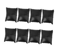 SOLUSTRE 3 Set Guarda Il Cuscino Guarda I Cuscini Cuscino Carica Orologi Laccato Espositori Collane Espositori Per Collane Cuscini Gioielli Cuscino Per Bracciale in Pelle Pu Black 8 Pezzi*3