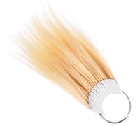 SOLUSTRE 30 Ciocche Chioma Veri Umani per Test Colorazione Professionale, Kit Campioni Colore Chioma per Parrucchieri, Tabella Tonalità per Analisi e Tintura in Salone