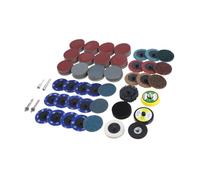 SOLUSTRE 300pezzi Kit Di Dischi Abrasivi Per Smerigliatrice e Trapano Inclusi Supporti Grit Per Accessori Per Lavori Di Finitura e Restauro