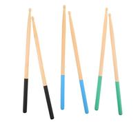 SOLUSTRE 3paia Bacchette in Legno Per Batteria Di Design Antiscivolo Adatte Per Batterie Elettroniche e Acustiche Accessori Professionali Per Percussioni