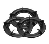 SOLUSTRE 3pezzi Supporti Per Wok Anelli Per Gas Antiscivolo Accessori Pratici Per Cucina Casa