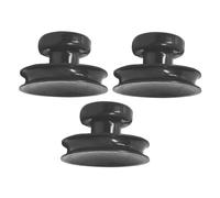 SOLUSTRE 3pezzi Ventose Per Campane Tibetane Manico Di Gomma Facile Da Installare e Usare Per Campane Sonore e Meditazione Piccole e Portatili