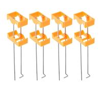 SOLUSTRE 4 clip per la colorazione delle lenti degli occhiali - Supporto per strumento di in plastica leggera, accessori per occhiali per attività all'aperto e trasformazione dello stile