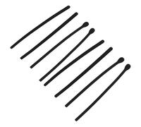 SOLUSTRE 4 Paia Coprigambe Occhiali in Silicone Antiscivolo Cuscinetti Morbidi per Aste Occhiali Protezione Aste da Vista per Uso Quotidiano Sport e Viaggio Colore Nero