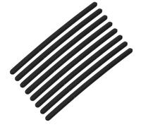 SOLUSTRE 4 Paia Gommini per Aste Occhiali in Silicone Nero, Antiscivolo