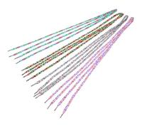 SOLUSTRE 4 Paia Lacci per Scarpe Riflettenti Stampa Leopardata, Stringhe Sportive Resistenti, Lacci Decorativi per Scarpe Casual Uomo e Donna, 120 Cm, per Attività All’aperto