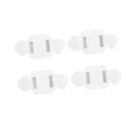 SOLUSTRE 4 Pezzi Clip Magnetiche in Silicone per Grondaie Ganci Esterni per Luci Natalizie Fissaggio Facile e Resistente per Luci da Stringa Clip Magnetiche per Tetto e Decorazioni Festive
