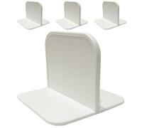 SOLUSTRE 4 Pz Stabilizzatore Adesivo Per Box Fissatore Adesivo Per Box Supporto Stabilizzatore Per Box Tappetino Antiscivolo Bianca Bambino Che Fa i Primi Passi Domestico Plastica